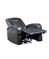 Simplie Fun Premium Recliner with Wireless Charger, Bluetooth Speakers, and Cooling Cup Holder