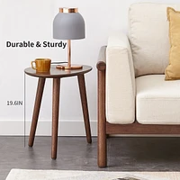 Solid Oak Wood Coffee Table - Easy Assembly