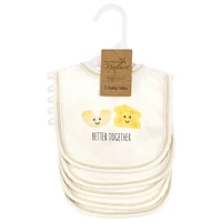 Touched by Nature Unisex Baby Organic Cotton Bibs