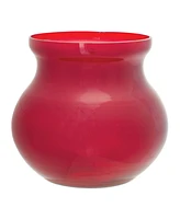 Slickblue Red Glass Vase Set Vibrant Home Decor Accent