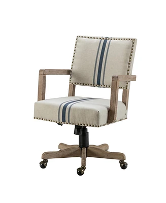 Hulala Home Modern Taresa Task Chair with Nailhead Trim