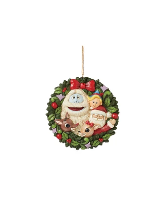 Jim Shore Rudolph Friends Wreath Ornament