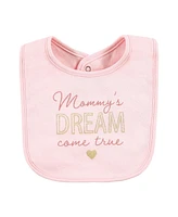 Hudson Baby Infant Girls Cotton Bibs