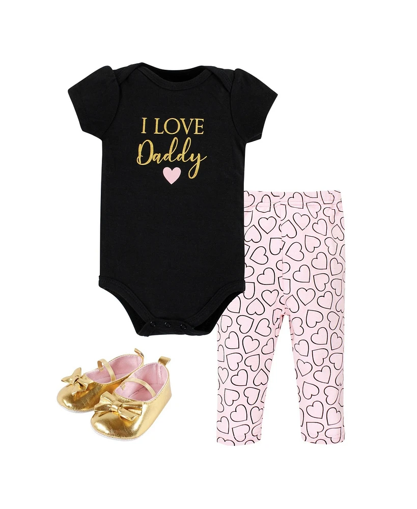 Hudson Baby Girls Cotton Bodysuit