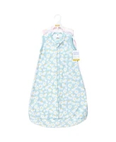 Hudson Baby Girls Cotton Sleeveless Wearable Sleeping Bag, Sack, Blanket, Mixed Daisy