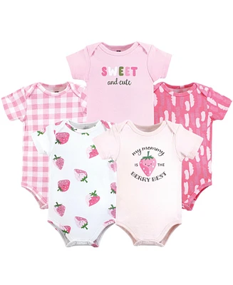 Hudson Baby Baby Girls Hudson Cotton Bodysuits