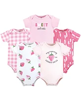 Hudson Baby Baby Girls Hudson Cotton Bodysuits