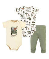 Hudson Baby Boys Cotton Bodysuit and Pant Set