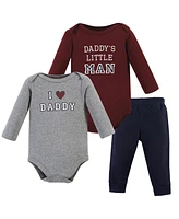 Hudson Baby Boys Cotton Bodysuit and Pant Set