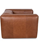 Rutherford Home Amalfy 48" Leather Swivel Chair