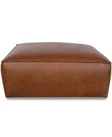 Rutherford Home Amalfy 39" Leather Big Ottoman