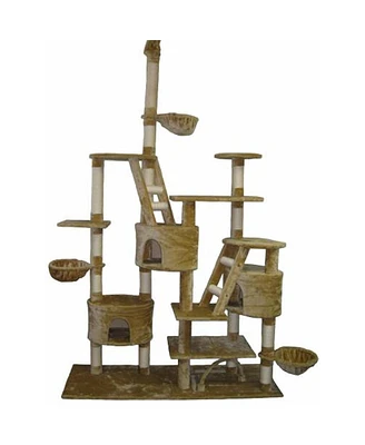 Go Pet Club FC07 106 in. Beige Cat Tree