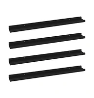 vidaXL Wall Shelves 4 pcs 31.5"x3.5"x1.2