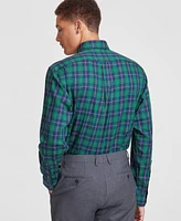 Club Room Men's Plaid Dress Shirt