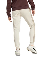 adidas Women's 3-Stripe Cotton Fleece Sweatpant Jogger