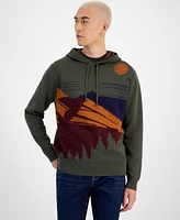 Sun + Stone Men's Scenic Mountain Graphic Hoodie, Created for Macy's