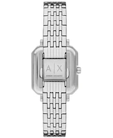 A|X Armani Exchange Women's Quartz Three-Hand Silver Stainless Steel 27MM