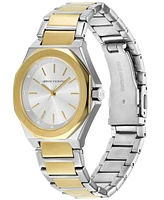 A|X Armani Exchange Unisex Quartz Three-Hand Two-Tone Stainless Steel 34MM - Two