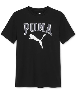 Puma Big Boys Squad Pack Logo Graphic T-Shirt