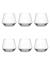 Zwiesel Glas Pure Stemless Wine Tumbler Burgundy 17.1oz - Set of 6