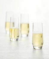 Zwiesel Glass Pure Stemless Champagne Set of 6, 8.3oz