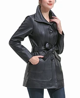 Bgsd Plus Erika Leather Coat