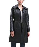 Bgsd Plus Maisy Leather Long Coat