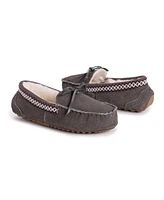 Muk Luks Women's Jane Moccasin, Frost Grey, 7