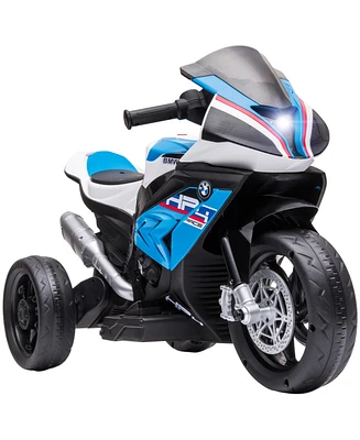 Aosom Off-Road Kids Motorcycle Ride-on Toy for Toddlers & Ages 1.5 to 5, Electric Blue