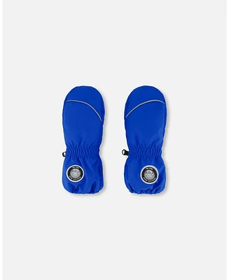 Deux par Boy Solid Mittens Royal Blue - Toddler|Child