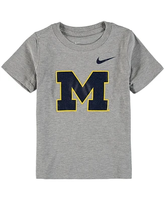 Nike Toddler Heathered Gray Michigan Wolverines Logo T-Shirt