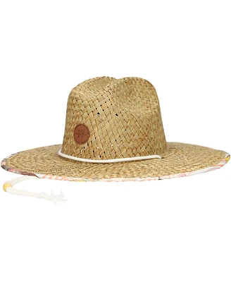 Roxy Women's Natural Pina to My Colada Straw Lifeguard Hat