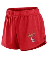 Fanatics Women's Red St. Louis Cardinals Mesh Shorts