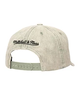 Mitchell & Ness Men's Gray San Antonio Spurs Washed Out Tonal Logo Snapback Hat