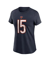 Nike Women's Rome Odunze Navy Chicago Bears 2024 Nfl Draft Name Number T-Shirt