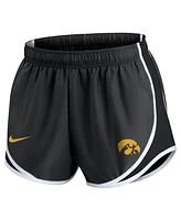 Nike Women's Black Iowa Hawkeyes Primetime Tempo Performance Shorts