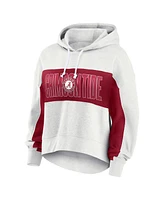 Fanatics Women's Oatmeal Alabama Crimson Tide Up for It Pullover Hoodie