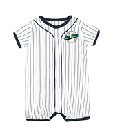 Colosseum Baby White Notre Dame Fighting Irish Pinstripe Dusty Romper