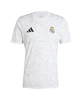 Adidas Men's White Real Madrid 2024/25 Pre-Match Top