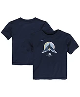 Nike Toddler Navy Minnesota Twins 2024 City Connect Large Logo T-Shirt