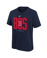 Nike Big Boys and Girls Navy Boston Red Sox Scoreboard T-Shirt