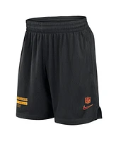 Nike Men's Black Washington Commanders 2024 Sideline Performance Mesh Shorts