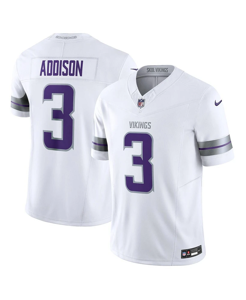 Nike Jordan Men's Addison White Minnesota Vikings Alternate Vapor F.u.s.e. Limited Jersey