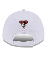 New Era Men's White Arizona Diamondbacks League Ii 9FORTY Adjustable Hat