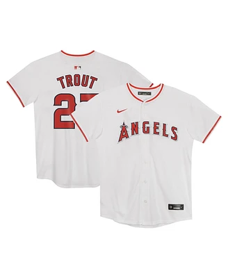 Nike Preschool Mike Trout White Los Angeles Angels Home Game Jersey