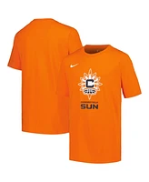 Nike Big Boys and Girls Orange Connecticut Sun Essential Logo T-Shirt