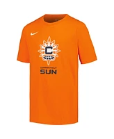 Nike Big Boys and Girls Orange Connecticut Sun Essential Logo T-Shirt