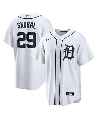 Nike Men's Tarik Skubal White Detroit Tigers Home Replica Jersey