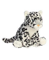 Aurora Medium Snow Leopard Destination Nation Adventurous Plush Toy White 12"