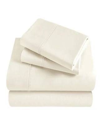 Superior Modal From Beechwood 400 Thread Count Lightweight Solid Bed Sheet Set